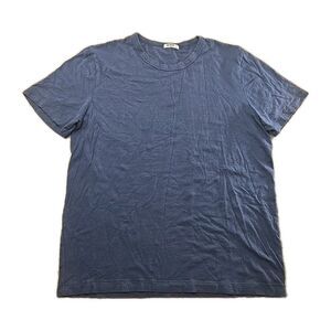Buck Mason Men's XL T-Shirt Short Sleeve Navy Blue 100% Cotton